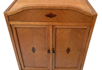 Art Deco Amsterdamse School Wall Cabinet by 't Woonhuys Amsterdam, 1920s